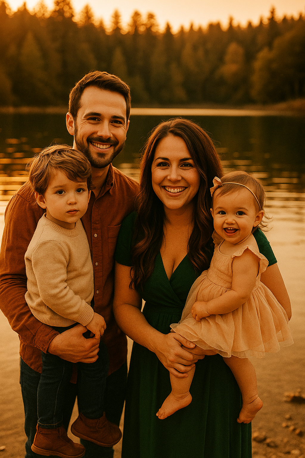 Original lake family photo